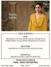Ineza 4898 By Ganga Cotton Satin With Embroidery Dress Material